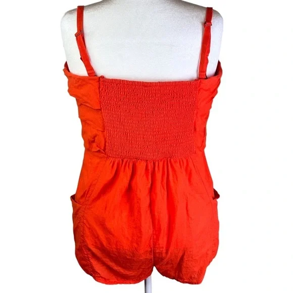 NWT Anthropologie Romper with Detachable Straps Size XL - Picture 7 of 14